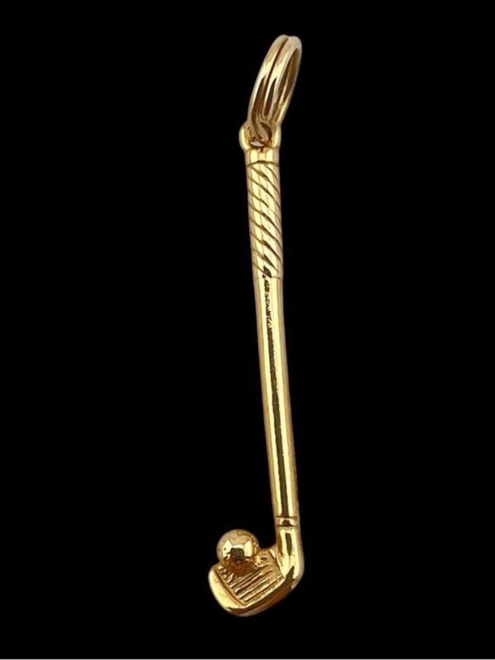 14k Golf Club Pendant gold